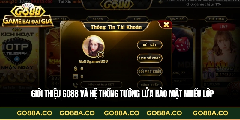 Giới thiệu GO88 và hệ thống tường lửa bảo mật nhiều lớp